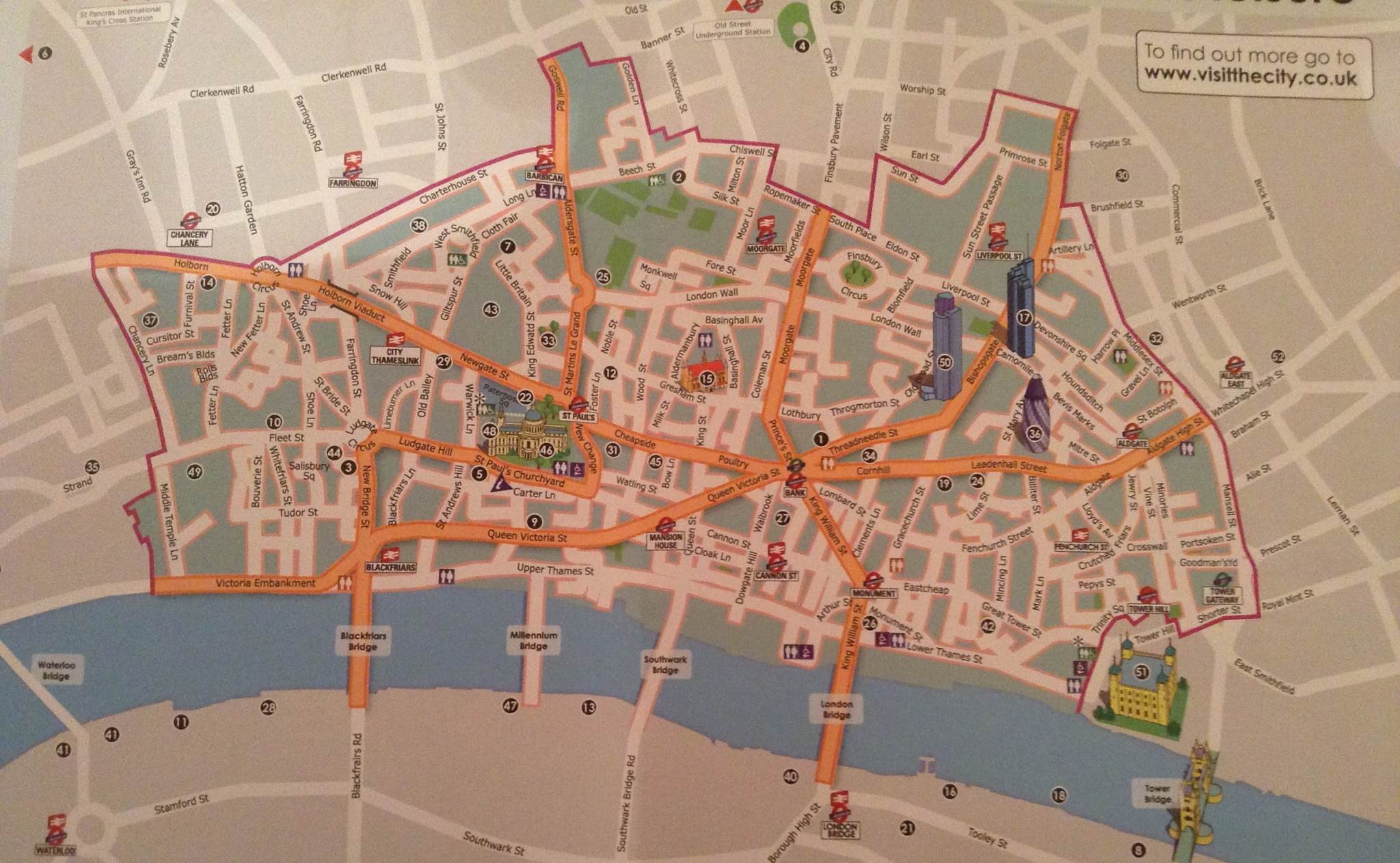 City of London Map now